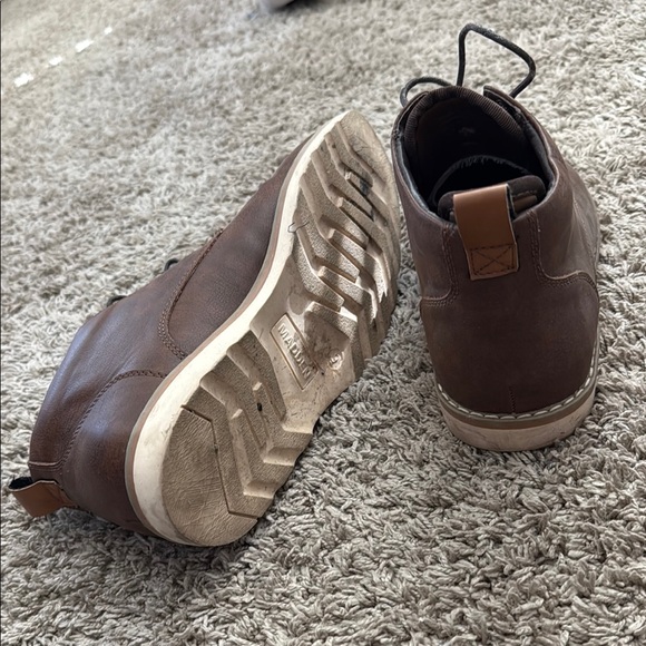 Men's Brown Leather Chukka Boots - Picture 6 of 6